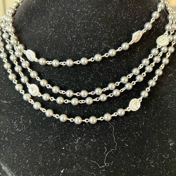 Magdalena - Lux Wrap 6mm Crystal Silver Blue Agate Clear main image 1